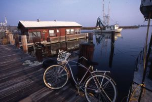 Apalachicola House Boat and Shrimp Boat